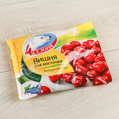 Изображение товара Вишня быстрозамороженная 4 Сезона без косточки 300 г