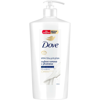 Изображение товара Крем-гель для душа Dove Глубокое питание и увлажнение 610 мл