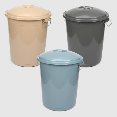 Изображение товара Ведро Asude Plastik Hercules 70 л с крышкой в ассортименте