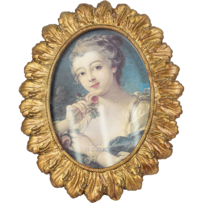 Изображение товара Фоторамка 13х18 Glasar под старину с резной отделкой 20х2х25 см