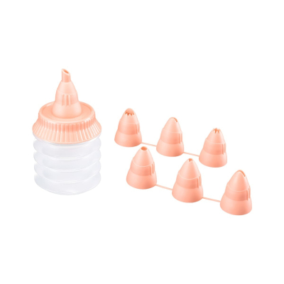 Изображение товара Кондитерский шприц Phibo с насадками 6 шт для украшения тортов Изображение товара Кондитерский шприц Phibo с насадками 6 шт для украшения тортов