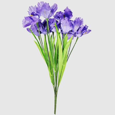 Изображение товара Букет ириса Конэко-О искусственный, темно-синий 52 см