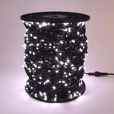 Изображение товара Электрогирлянда Shanghai universe 1000 LED белый, чёрный кабель