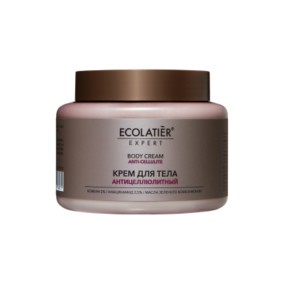 Изображение товара Крем для тела Ecolatier Антицеллюлитный 220мл с кофеином и маслами