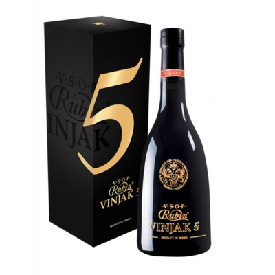 Изображение товара Бренди Rubin, Vinjak VSOP, 5 Years Old в подарочной коробке, 0.7 л