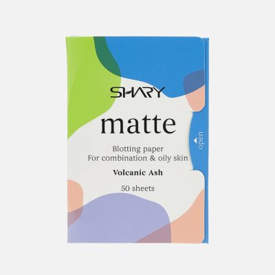 Изображение товара Матирующие салфетки Shary Вулканический пепел 12 г Изображение товара Матирующие салфетки Shary Вулканический пепел 12 г