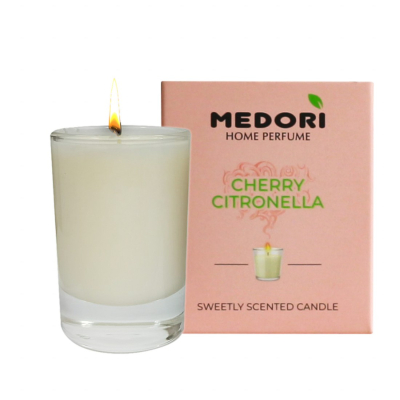 Изображение товара Аромасвеча Medori cherry citronnela 70 мл - вишня и цитронелла Изображение товара Аромасвеча Medori cherry citronnela 70 мл - вишня и цитронелла