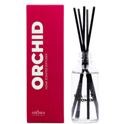 Изображение товара Ароматический диффузор Aroma Harmony Just for You Orchid 50 мл стильный и компактный Изображение товара Ароматический диффузор Aroma Harmony Just for You Orchid 50 мл стильный и компактный