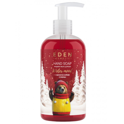 Изображение товара Жидкое мыло Eden winter mood red с имбирем и корицей 245 мл для рук Изображение товара Жидкое мыло Eden winter mood red с имбирем и корицей 245 мл для рук