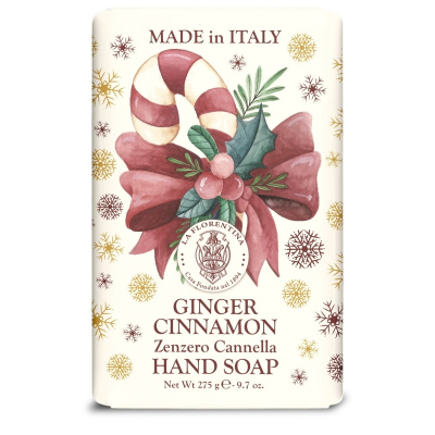 Изображение товара Твердое мыло La Florentina Ginger & cinnamon 275 г для лица и тела натуральное Изображение товара Твердое мыло La Florentina Ginger & cinnamon 275 г для лица и тела натуральное