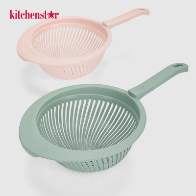 Изображение товара Сито с ручкой Kitchenstar № 3 диаметр 19 см из полипропилена