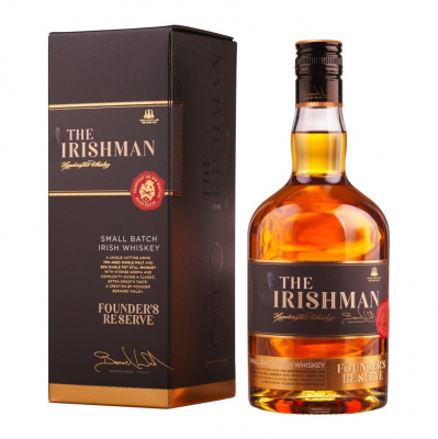 Изображение товара Виски The Irishman Founder's Reserve 8 лет 700 мл подарочная упаковка Изображение товара Виски The Irishman Founder's Reserve 8 лет 700 мл подарочная упаковка
