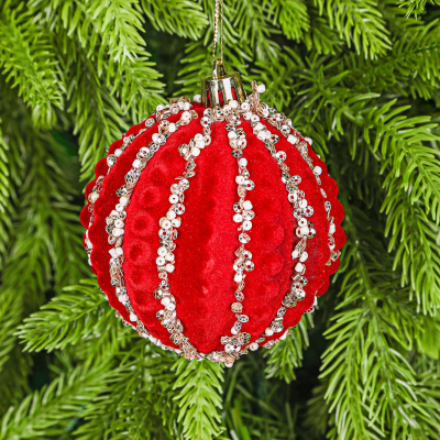 Изображение товара Шар новогодний Yiwu E-commerce Рождество D8 см в ассортименте