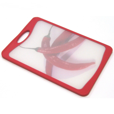 Изображение товара Доска разделочная Atlantis Flutto 20х14 см красная антибактериальный пластик