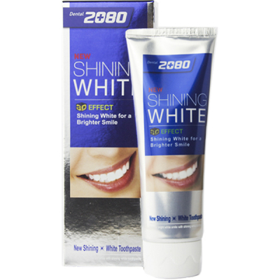 Изображение товара Зубная паста Kerasys Dental Clinic 2080 Shining White 100 г для отбеливания и укрепления зубов Изображение товара Зубная паста Kerasys Dental Clinic 2080 Shining White 100 г для отбеливания и укрепления зубов