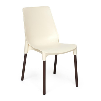 Изображение товара Стул TC Genius mod75 бежевый металлический пластиковый для кафе и интерьера