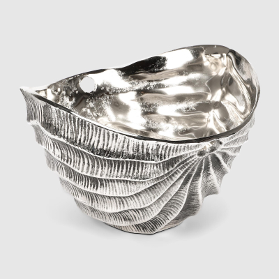 Изображение товара Чаша для льда Universal Ark Shell декоративная из алюминия 30см серийный дизайн Изображение товара Чаша для льда Universal Ark Shell декоративная из алюминия 30см серийный дизайн