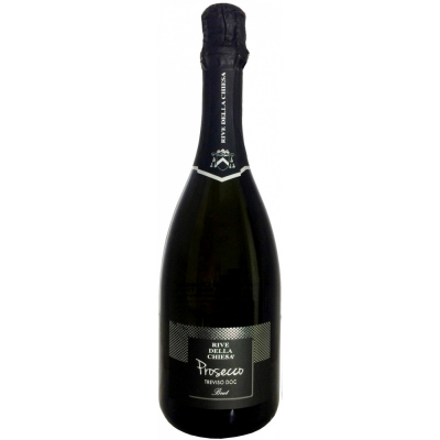 Изображение товара Игристое вино Rive Della Chiesa, Prosecco Brut Treviso, белое, сухое, 0,75 л
