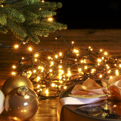 Изображение товара Электрогирлянда Reason 320 микроламп внутри помещений теплом белым светом