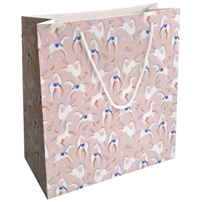 Изображение товара Подарочный пакет Be Smart Spirit розовый 32х32 см яркая печать