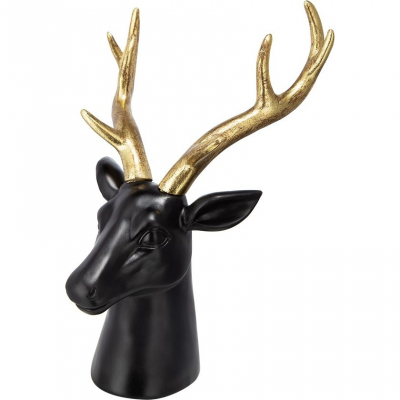 Изображение товара Декор настольный Glasar Олень, фигура из полирезина 31х25х45 см