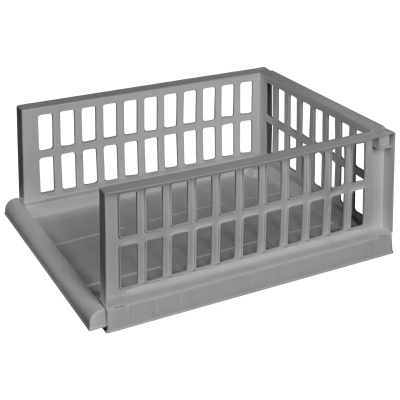 Изображение товара Органайзер Econova Smart L с выдвижной полкой 45х34,5х18 см серый Изображение товара Органайзер Econova Smart L с выдвижной полкой 45х34,5х18 см серый