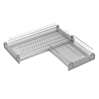 Изображение товара Посудосушитель Variant 3 угловой хром 60х60 см с поддоном