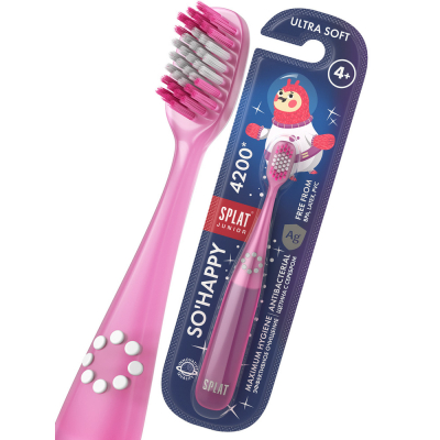 Изображение товара Детская зубная щетка SPLAT Junior Ultra 4200 ультрамягкая для детей с 4 лет