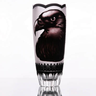 Изображение товара Ваза Arnstadt Аладдин Орел 32 см цветной двухслойный хрусталь Германия