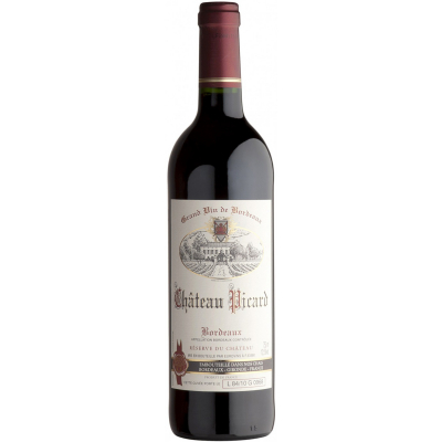 Изображение товара Вино красное сухое Eurovins Chateau Picard Bordeaux AOC 0,75 л