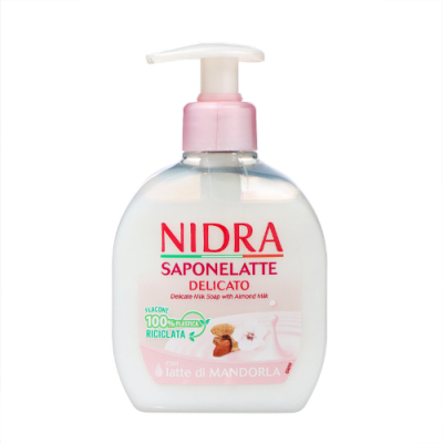 Изображение товара Жидкое мыло Nidra Деликатное с миндальным молочком 300 мл из Италии