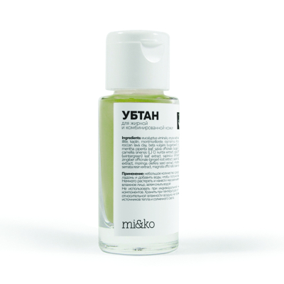 Изображение товара Убтан Mi&ko Zero Waste для жирной и комбинированной кожи 15 г