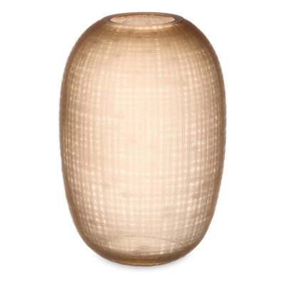 Изображение товара Ваза Decor de table Дальян стеклянная  песочная 29,5 см