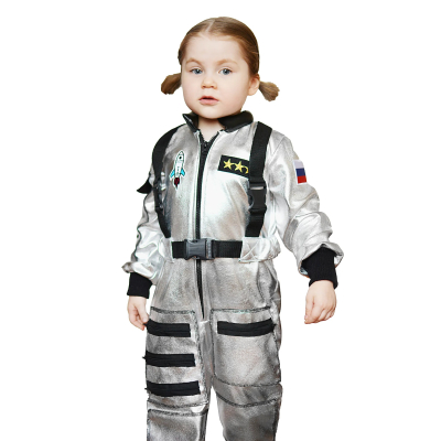 Изображение товара Костюм космонавта Larisol Kids для детей серебро р.104