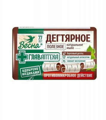 Изображение товара Дегтярное мыло Absolut 90 г натуральное лечебное средство для ухода за кожей Изображение товара Дегтярное мыло Absolut 90 г натуральное лечебное средство для ухода за кожей