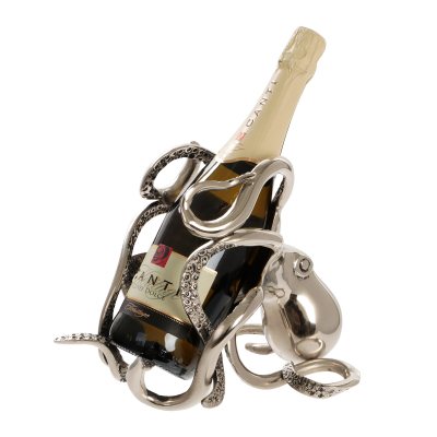 Изображение товара Декоративная подставка для бутылок Universal ark octopus 25х19 алюминий Индия