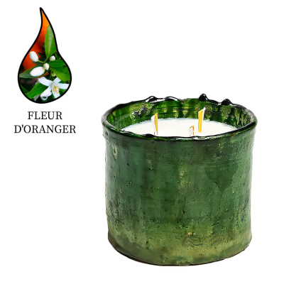 Изображение товара Аромасвеча Nour Bougie Tamgrout Fleur d'oranger 1680 г ручная работа Марокко