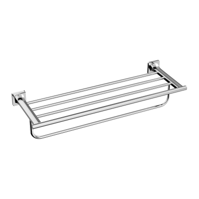 Изображение товара Полка Aqueduto Respingo 600 Хром для полотенец настенная латунь