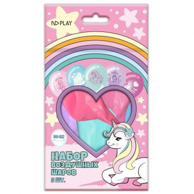 Изображение товара Набор из 5 мультиколор воздушных шариков Единорог 30 см Латекс для праздника Изображение товара Набор из 5 мультиколор воздушных шариков Единорог 30 см Латекс для праздника