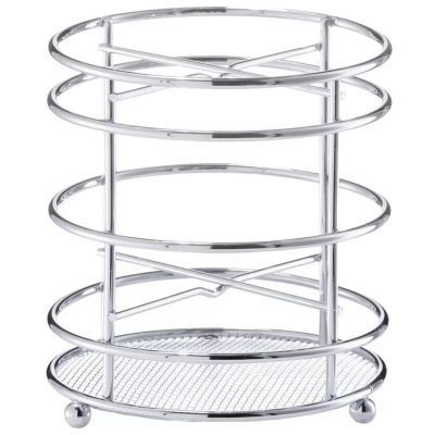 Изображение товара Подставка ZELLER 24868 для столовых приборов из металла, серого цвета