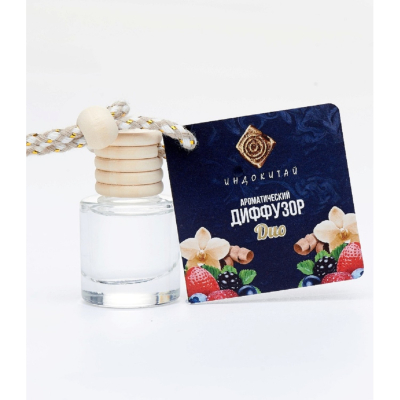 Изображение товара Аромадиффузор Индокитай на подвеске 8 мл с ароматами сандала и ягод Изображение товара Аромадиффузор Индокитай на подвеске 8 мл с ароматами сандала и ягод