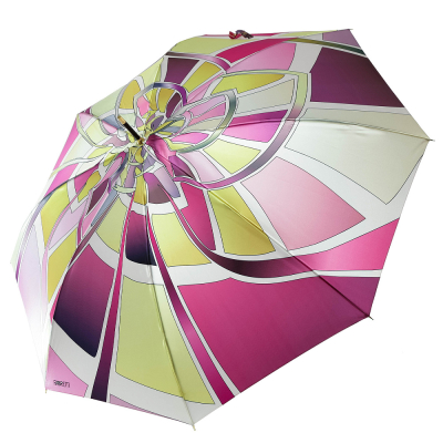 Изображение товара Зонт-трость женский Fabretti Желтый/абстракция сатин UFJ0023-7