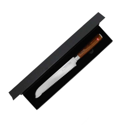 Изображение товара Хлебный нож Skk Absolute 19 см с деревянной рукояткой для нарезки хлеба Изображение товара Хлебный нож Skk Absolute 19 см с деревянной рукояткой для нарезки хлеба