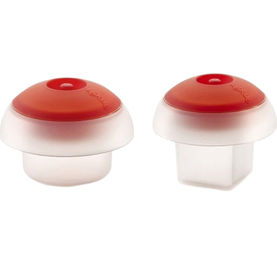 Изображение товара Форма Lekue для приготовления яиц в СВЧ круглая, квадратная, прозрачная, 2 шт