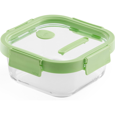 Изображение товара Контейнер Lekue 800 мл квадратный зелёный с клапаном для СВЧ Изображение товара Контейнер Lekue 800 мл квадратный зелёный с клапаном для СВЧ