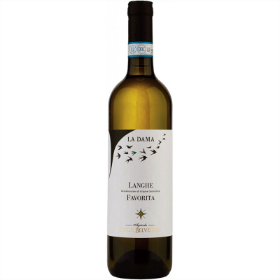 Изображение товара Вино белое полусухое Colle Belvedere, "La Dama" Langhe DOC Favorita,  0,75 л