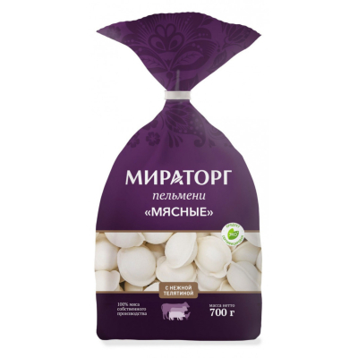 Изображение товара Пельмени Мираторг мясные 700 г Изображение товара Пельмени Мираторг мясные 700 г