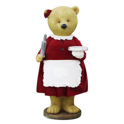 Изображение товара Декоративная фигура Медведица Kaemingk 74x89x160 см новогодний декор