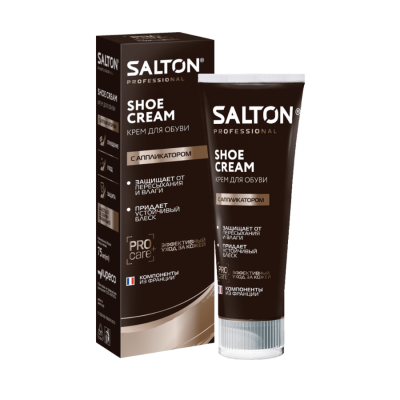 Изображение товара Крем для обуви Salton Professional бесцветный 75 мл Изображение товара Крем для обуви Salton Professional бесцветный 75 мл