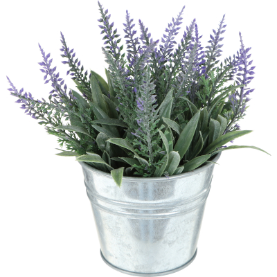 Изображение товара Цветок искусственный в горшке Dpi Лаванда фиолетовый 10х18 см